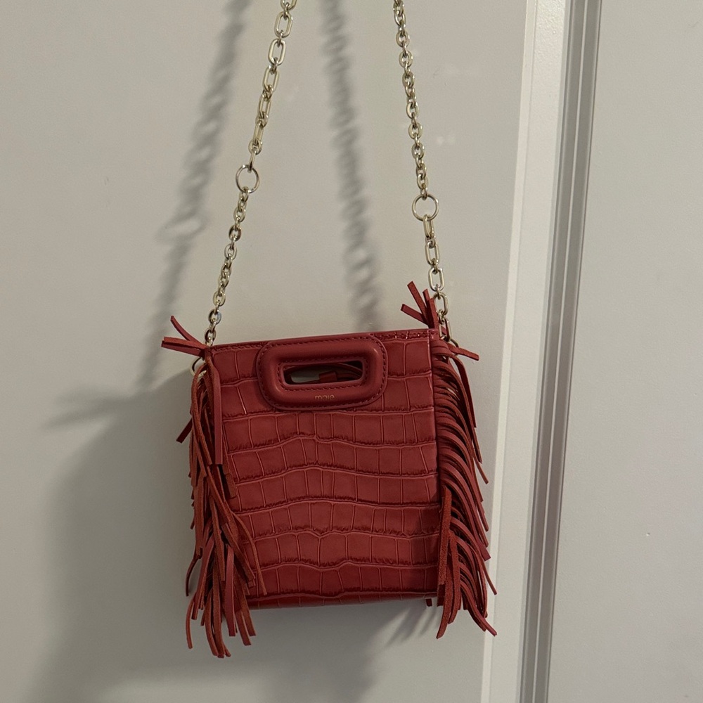 Maje pink shoulder/cross body bag!